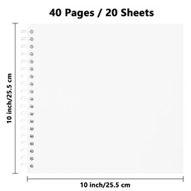 DIY Photo Album - Scrapbook Photo Book for Gluing, DIY Gift Set for Baby, Family, Anniversary, Birthday, Valentine's Day and Wedding