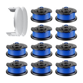 String Trimmer Replacement Spool,Nylon Trimmer Lines and Cover Replacement | Heat-Resistant Quick-Load Accessory for Cordless Electric Trimmers Brush Cutters Grass Wacker String Edging Trimming