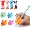 Pencil Grip & Clip Set, Including 4 Counts Pencil Grip