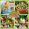 EKisemio 70 Pcs Mini Resin Animals,60 Styles Tiny Animal Figurines