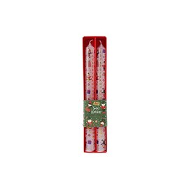 CGB Giftware | Christmas Santa’s Workshop Advent Candles | Pack of 2 | Countdown to Christmas | Numbered 1 – 25 | Family Tradition | Gift Box | Joy to The World Range | Item No. GB06671