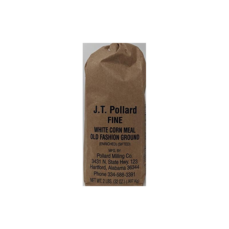 JT Pollard Fine White Cornmeal Bundle - 2 x 32
