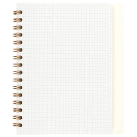Maruman Septcouleur Lab Notebook, 5.98 x 4.57 Inches (A6), 3mm square grid, 100 sheets, Crisp White (N769-06)