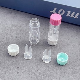 Hard lens case, lens case, soft storage case, lens case (black) / 하드 렌즈 케이스 렌즈통 소프트 보관통, 렌즈통(블랙)