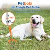 Petbobi Dog Tie Out Stake - 16″ Heavy Duty Dog