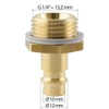 Fitting Parts G 1/4 Inch Coupling Plug with Male Thread