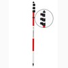 AdirPro 4.6 M Fiberglass Prism Pole with Dual Graduations -