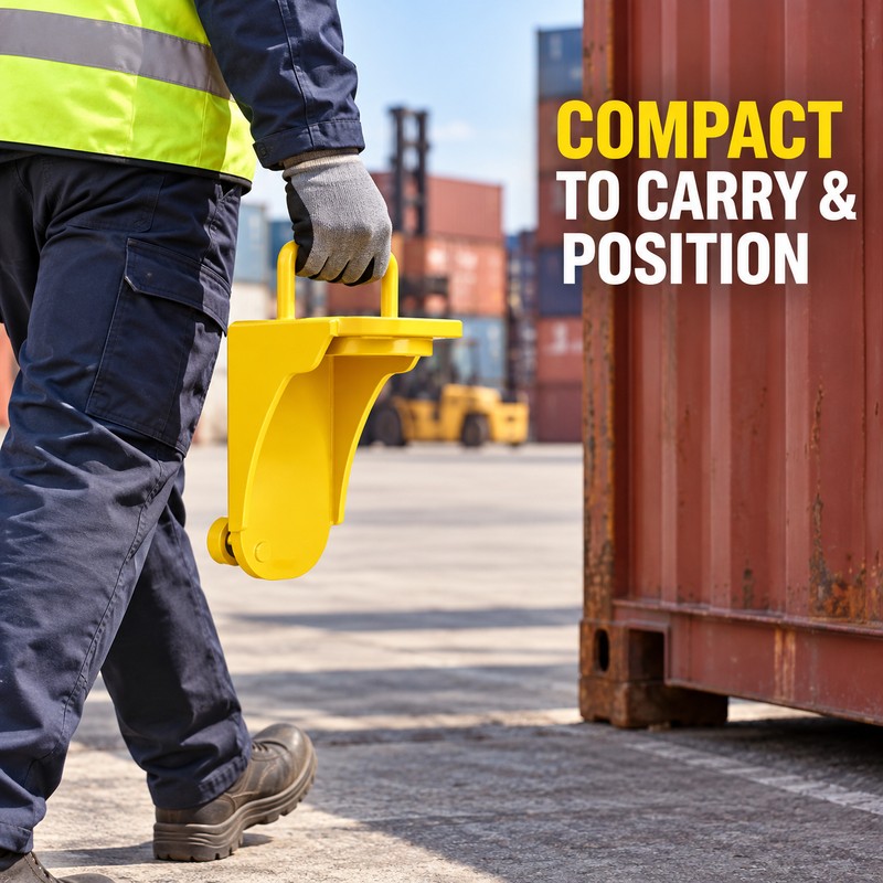 Heavy Duty Shipping Container Jack Lug, Iron Container Lifting Adapter