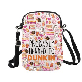 Donut-Kaffee-Geschenk mit Aufschrift "Probably Headed to Dunkin", Dunkie Junkie, Geschenk, Kaffee, Donut-Liebhaber, Geschenk, Dunkin Cr EU