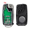2-button car key 433 MHz ID48 chip for Volkswagen Golf