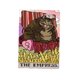 Cat and Tarot Pin Badge Empress Cute Cat Pin Brooch