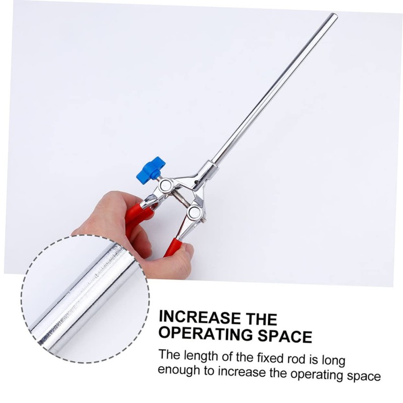 ABOOFAN Prong Adjustable Laboratory Clamp Versatile Flask and Test Tube