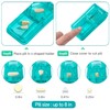 Monthly Pill Organizer 3 Times a Day - Portable Pill
