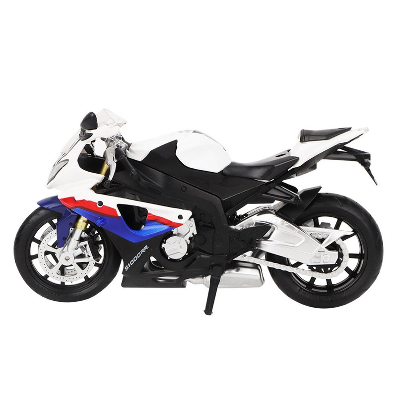 Alloy Motorcycle Model Toy Simulation Motorcycle with LED Light Sound