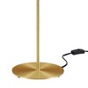 Modway Ideal 1-Light Modern Metal Table Lamp in Black/Satin Brass