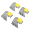 4pcs Cyclonic Scrubbing Brushes Plastic Rubber Cyclonic Brush Replacement Parts