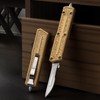 Utility Knife, All-Metal Manual Box Cutter with Quick-Change Stainless Steel