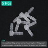 TA-VIGOR 5Pcs Barb Hose Fitting, 5mm Hose Barb Dia 90