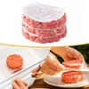 Burger Press with 100PCS Wax Papers Set Non-Stick Patty Maker
