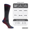 Andrew Scott Men's 6 Pair Hiking Merino Wool Boot Sock