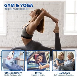 LYDIA BECKY Back Streching Device, Back Massager for Bed-Chair-Car Multi -Level