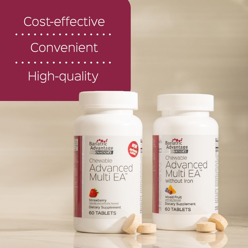 Bariatric Advantage Chewable Advanced Multi EA, High Potency Daily Multivitamin