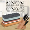 Knife Sharpening Stone Set, 4 Side KitGrit 400/1000/3000/8000 Waterstone, Whetstone