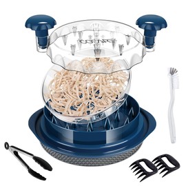 Premium Chicken Shredder – Effortless Shredding Tool for Tender, Shredded Chicken, Pulled Pork, Meat, and More – Easy-to-Use Manual Shredder for Fast Meal Prep, Blue