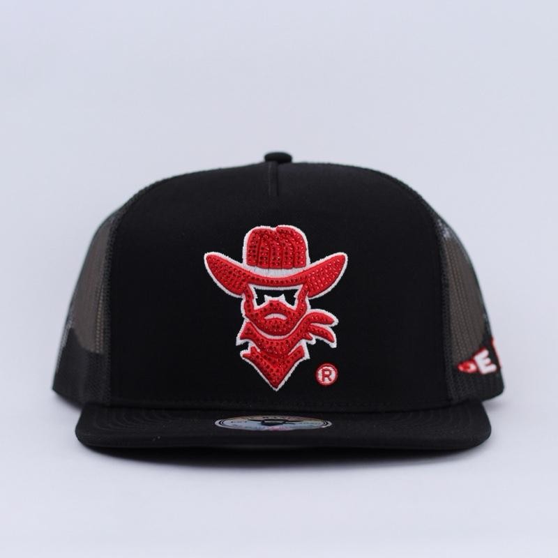 De Rancho Red Rider Hat DR253 & DR254:_Black