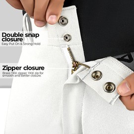 WEARCOG Boy's Baseball Knicker Pant | White Youth Knicker Semi-Relaxed Fit Baseball Pants | Large Size