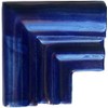 Fine Crafts Imports 5 pcs Cobalt Blue Chair Rail Corner