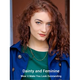 PROSILVER 925 Silver Chain Women's Paper Clips Link Chain 3.3 mm Necklace for Women Chain Length 36 cm/41 cm/46 cm/51 cm/55 cm/61 cm, Not Applicable