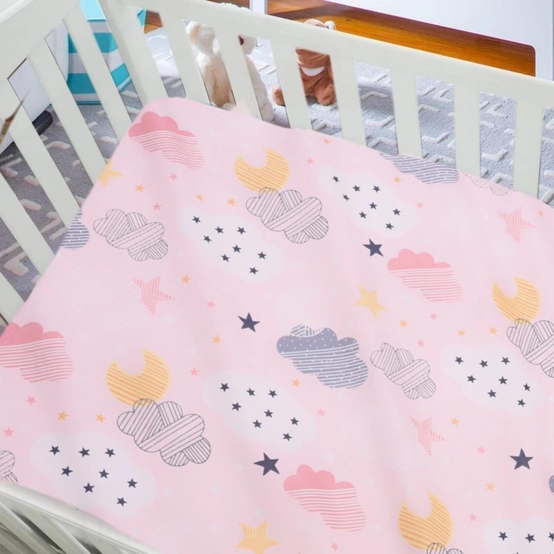 Baby Cot Bed Fitted Sheets 120 x 60 100% Cotton