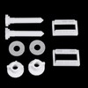 Generic Toilet Seat Replacement Parts, White Plastic Toilet Seat Bolts