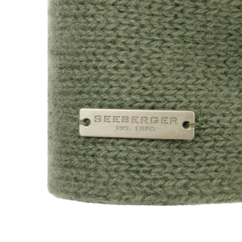Seeberger Lasuna Cashmere Bandeau Women's Light Olive One Size