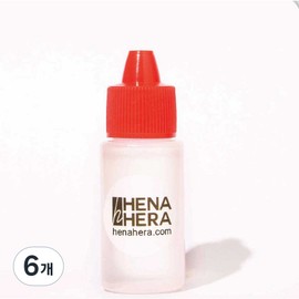 Henna tattoo ink remover, 6 pieces, 15ml / 헤나타투 잉크전용 리무버, 6개, 15ml