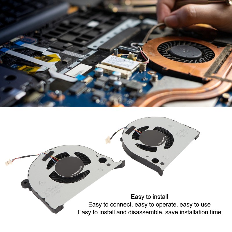 Laptop CPU and GPU Cooling Fan for Dell Inspiron 15