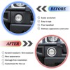 Qiosreui Front Fog Light Lamp Cover Ring for Hummer H2