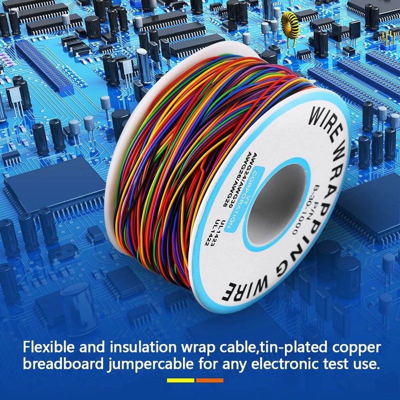 Order No. B-30-1000 250M 8-Core Cable with Coloured Copper Insulation