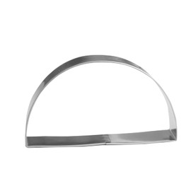 Keewah Bunting/Taco/Half Round Cookie Cutter - 4 x 2.3 inch - Stainless Steel