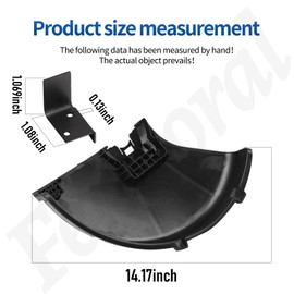 Fennoral 90637808 Mower Shield Assembly Replace 90588461N Compatible with Black Decker GH3000 String Trimmer