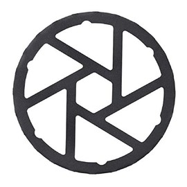 Pearl Metal HB-5001 Mini Trivet, Iron, Outdoor, Camping, Black