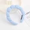 LEEMASING 2 pcs Sponge Hairband Spa Headbands For Skincare, Makeup