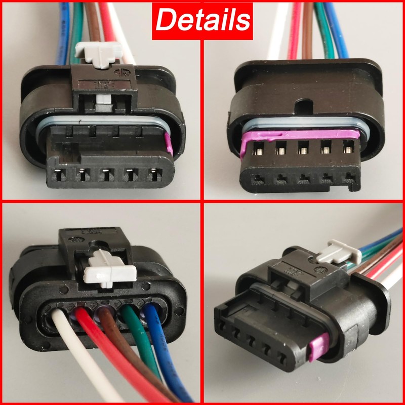 Micarun 5 Pin Rear Tail Lamp Rear Taillight Wiring Harness