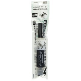 Pentel XEMWL5BF-A Dry Erase Markers, Fits Boards, Fit Lead, Broad Point, Black, 5 Pieces
