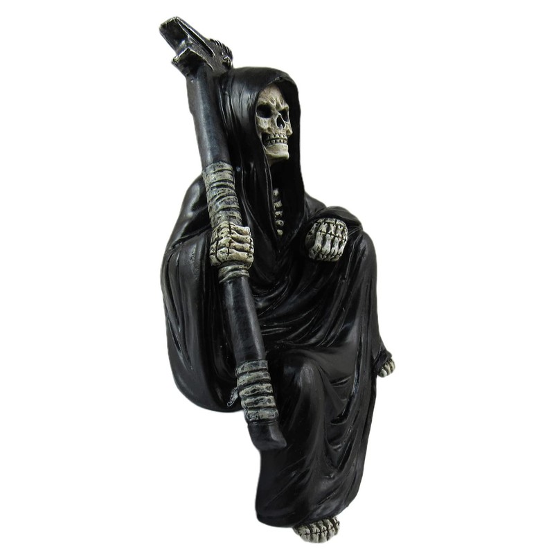 DWK " Nothing But Time Grim Reaper Book Shelf Figurine