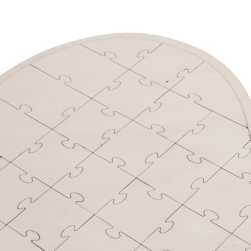 Wooden Heart Puzzle Wedding Games Personalization Message Board Craft Decorations