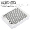 Professional PC Water Cooling Aluminum Radiator 12cm/4.7in Installation Position for