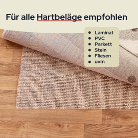 Primaflor - Ideen in Textil Rug Gripper Carpet Underlay NATUR-STOP - 2,40m x 3,40m Anti-Slip Carpet Pad For All Floorings Rug Slide Protection