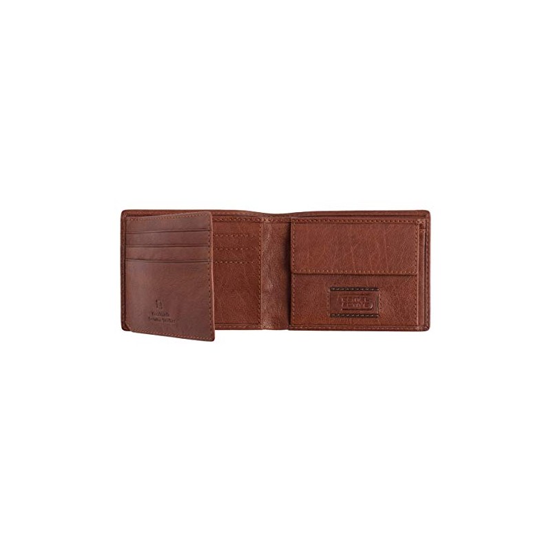 camel active Panama Herren Geldbörse Klein Querformat Leder Klein Cognac